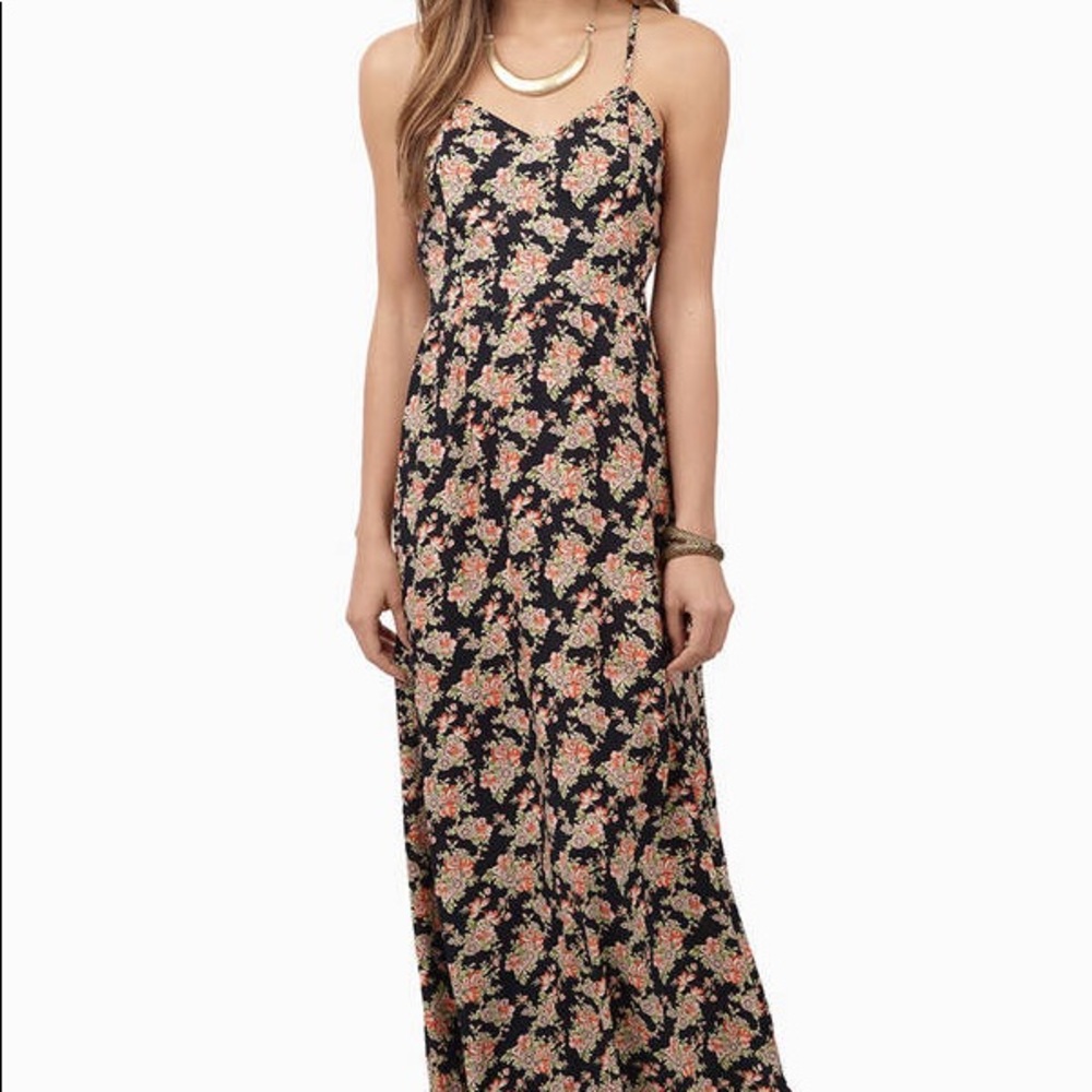 Floral maxi dress